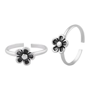 Antique Floral Toe Ring-TR484 1