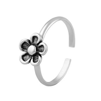 Antique Floral Toe Ring-TR484 3