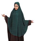 JSDC Women Polka Dot Printed Stitched Imported Jersey Abaya Hijab Without Sleeves