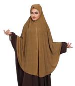 JSDC Women Casual Wear Polka Dot Printed Stitched Imported Jersey Abaya Hijab Without Sleeves