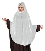 JSDC Modest Wear Polka Dot Printed Stitched Imported Jersey Abaya Hijab Without Sleeves