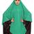JSDC Women Polka Dot Printed Organic Jersey Abaya Hijab 