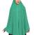 JSDC Women Polka Dot Printed Organic Jersey Abaya Hijab 