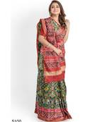 Red Patola Silk Saree