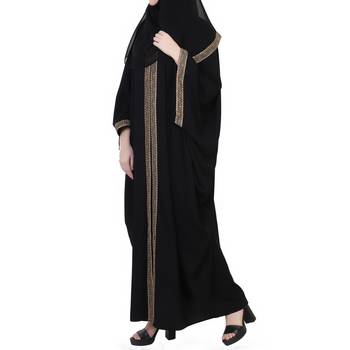Mushkiya-Open Kaftan Abaya In Free-Size. 2