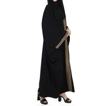 Mushkiya-Open Kaftan Abaya In Free-Size. 3