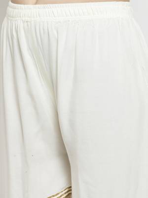 Off-white printed rayon palazzo-pants 5
