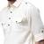 Svanik Cream Blended Solid Men's Fashion Pathani Kurta