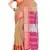Creem Zari Work Cotton Silk Handloom Saree With blouse piece