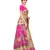 Beige Art Silk Printed Saree With Blouse For Women