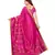 Black Art Silk Printed Saree With Blouse For Women