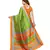 Green Art Silk Printed Saree With Blouse For Women