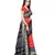Red Art Silk Printed Saree With Blouse For Women