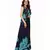 Blue Georgette Printed Saree With Blose For Women