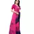 Pink Georgette Printed Saree With Blose For Women