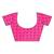 Pink Georgette Printed Saree With Blose For Women