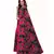 Pink Georgette Printed Saree With Blose For Women