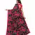 Pink Georgette Printed Saree With Blose For Women
