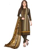 Synthetic printed soft dress material