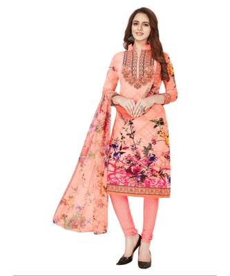 Synthetic printed soft dress material 1