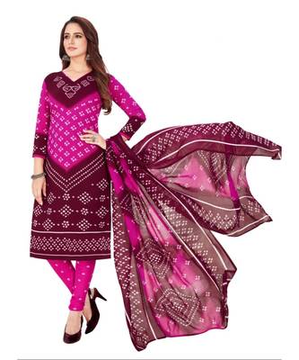 Synthetic printed soft dress material 1