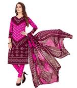 Synthetic printed soft dress material