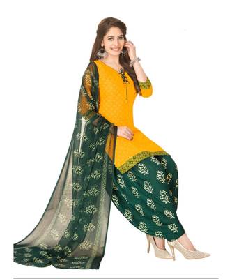 Synthetic printed soft dress material 1