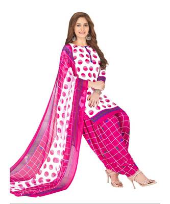 Synthetic printed soft dress material 1