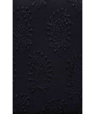Ada Hand Embroidered Black Pure Georgette Lucknow Chikankari Clutch- A548979 4
