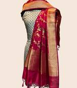 Pure Kataan Silk Tilfi Banarasi Dupatta
