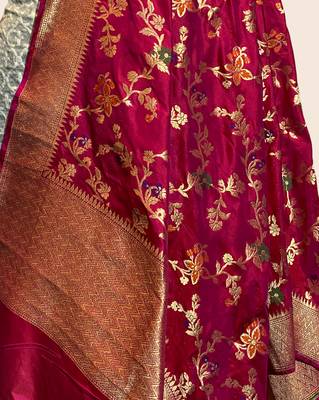 Pure Kataan Silk Tilfi Banarasi Dupatta 3