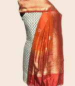 Pure kataan silk kadhuwa banarasi dupatta