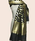 Semi kataan silk banarasi dupatta