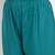 Turquoise printed rayon palazzo-pants