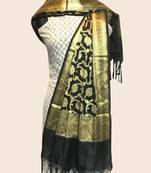 Semi kataan silk banarasi dupatta