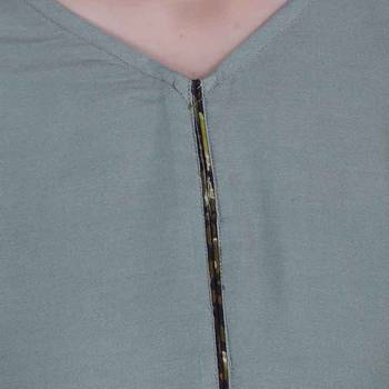Light-green printed cotton cotton-kurtis 3
