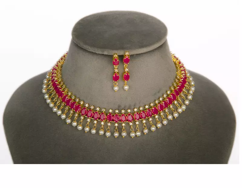 Red necklaces