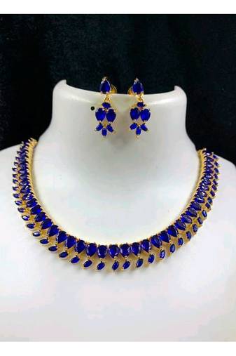 Blue necklaces