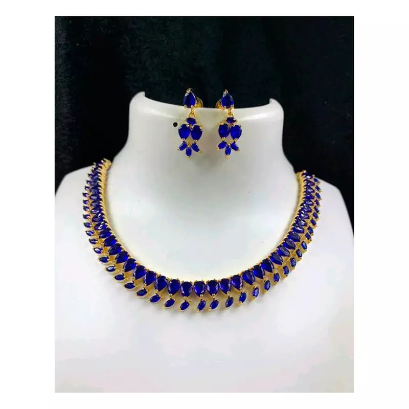 Blue necklaces