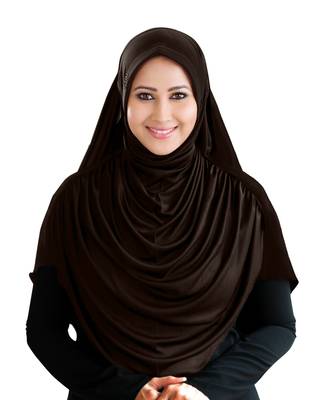 Mehar Hijab's Modest Women's Long Hijab iCRA Feel Good Fabric FAEEZAH HIJAB Formal Grey-Xl 2