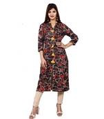 Multicolor printed cotton cotton-kurtis