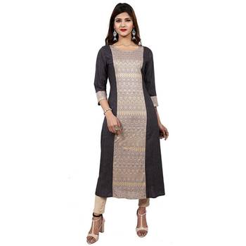 Light-multicolor printed cotton cotton-kurtis 1