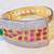 Fine Cz Ruby Emerald Stud Bracelet