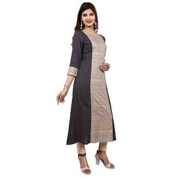 Light-multicolor printed cotton cotton-kurtis 2