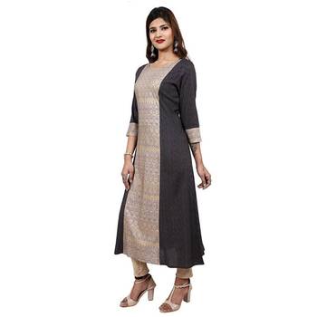 Light-multicolor printed cotton cotton-kurtis 3