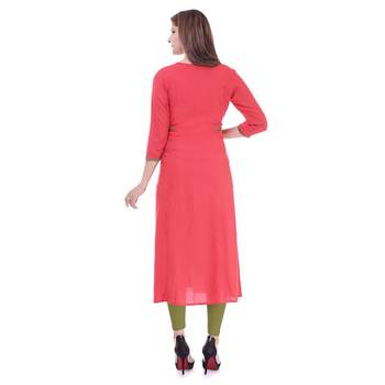 Light-multicolor printed cotton cotton-kurtis 3