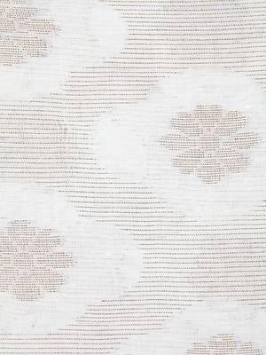 Off white hand woven linen saree with blouse 4