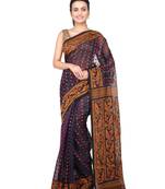 Blue Pure Cotton Hand Woven Bengal Handloom Saree