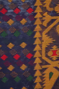 Blue Pure Cotton Hand Woven Bengal Handloom Saree