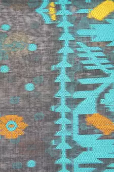 Grey Hand Woven Pure Cotton Saree Without Blouse